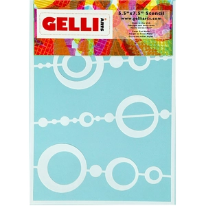 Gelli Arts Pochoir Perles pour Impression 12.7 x 17.8 cmVendu parscrapmalin