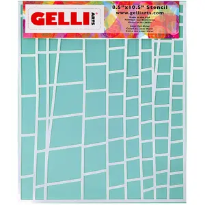 Comparateur de prix : Gelli Arts Pochoir Échelle pour Impression 20.3 x 25.4 cm