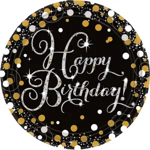 Comparateur de prix : Amscan Assiettes Joyeux Anniversaire x8