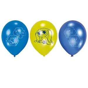 Amscan - 9900186 - 6 Ballons Playmobil Super 4 pas cher