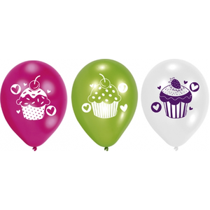 Comparateur de prix : RueDeLaFete Sachet Ballon Cupcake x6