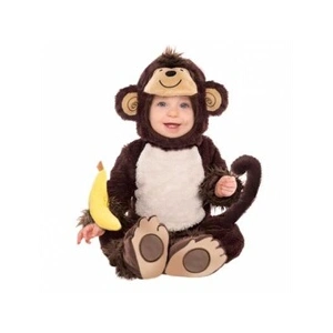 Comparateur de prix : Amscan Costume pour bébés singe 12-18 mois (3 pièces) 