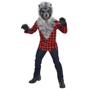 Comparateur de prix : Amscan costume de loup-garou Hungry Howlertextile/latex 3-pièces