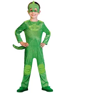 Comparateur de prix : Déguisement Enfant Pyjamasques - AMSCAN - Modèle Gluglu - Combinaison et Masque - Vert