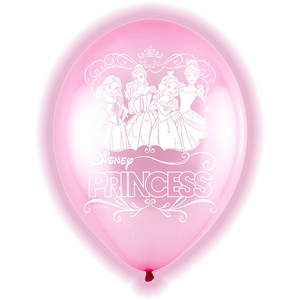 Amscan ballons avec éclairage LED DisneyPrincesse 28 cm