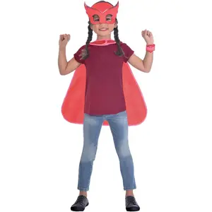 Amscan costume PJ Masksfilles rouge/rose 4-8 ans 3-pièces