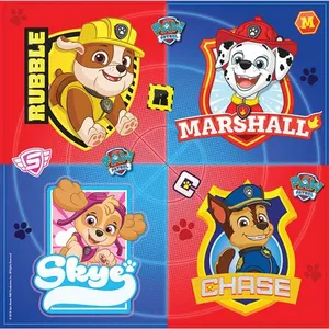 amscan Nickelodeon serviettes de table Paw Patrol 33 cm 16 pièces multicolore pas cher