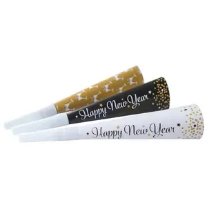 Comparateur de prix : RueDeLaFete Trompettes Happy New Year x3