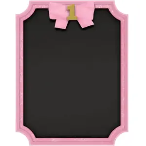 amscan 10022784 Tableau noir pour 1er anniversaire 17,7 cm x 22,8 cm pas cher