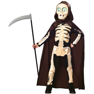 Amscan costume faucheur maigre garçons noir/blanc ans