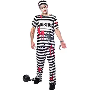 Amscan costume de zombie Convictionnel pour hommes noir/blanc