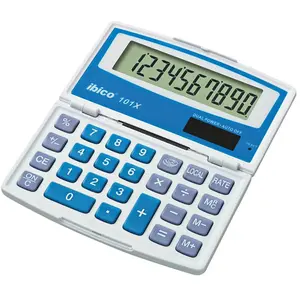 Comparateur de prix : Rexel Calculatrice de poche IBICO 101X - 10 chiffres - ACCO - LCD - Energie solaire