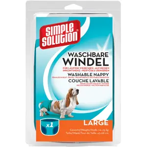 Comparateur de prix : Couche lavable Simple Solution pour chien - taille L, 1 couche