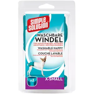 Comparateur de prix : Couche lavable Simple Solution pour chien - taille XS, 1 couche