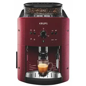 Comparateur de prix : Machine expresso Broyeur à café grains - EA810770 - Rouge KRUPS