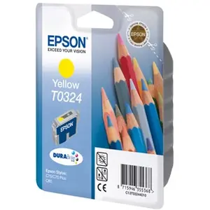 Conso imprimantes - EPSON - Série Crayons - Jaune pigmenté - T0324 C1... pas cher