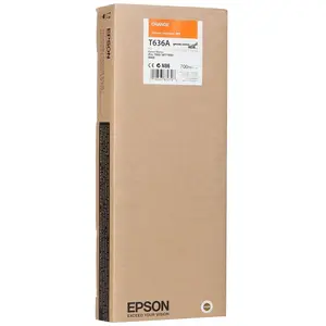 Epson Cartouche d'encre originale C13T636A00 Orange TU pas cher