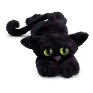 Manhattan Toy peluche Lanky Cat Ziggie 35,5 cm en peluche noire