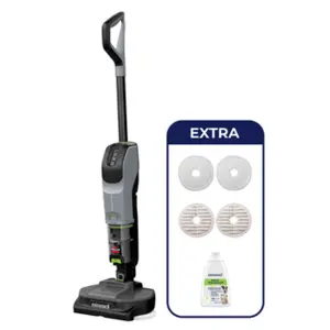 Comparateur de prix : Aspirateur laveur Bissell SpinWave + Vac Pet Pro 25,9 V Gris et Noir