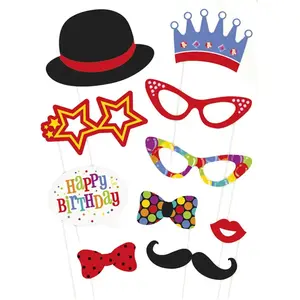 Accessoires pour photos anniversaire (x10). pas cher