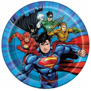 Unique Party- Assiettes en Carton, 49964, Multi, 18 cm