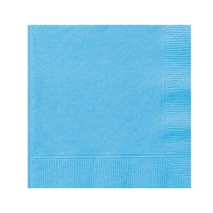Comparateur de prix : Unique Haza Original serviettes de table bleues 16 x 16 cm 20 pièces