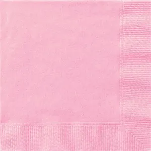 Comparateur de prix : Unique Haza Original serviettes de table rose clair 17 x 17 cm 20 pièces