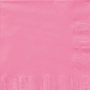 Comparateur de prix : Sachet de 20 Serviettes en papier rose Fuchsia 33 x 33 cm