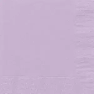 Comparateur de prix : Sachet de 20 Petites serviettes en papier Lavande 25 x 25 cm
