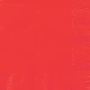 Comparateur de prix : Unique Haza Original serviettes de table rouge 17 x 17 cm 20 pièces