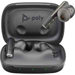 Poly Poly Voyager Free 60 - Écouteurs sans fil avec micro - intra-auriculaire - Bluetooth - Suppresseur de bruit actif - noir de charbonVendu parpixmania