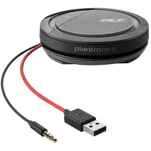 Plantronics POLY Calisto 5200 haut-parleur Universel USB/3,5mm Noir, Rouge pas cher