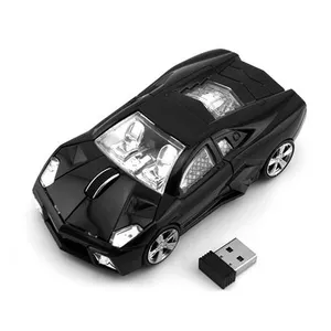 Souris de jeu sans fil 2.4G pour jeu de forme Lamborghini avec ordinat...