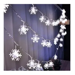 Non communiqué 3meters 20led christmas snowflake string lights winter fairyland home decor - blanc pas cher