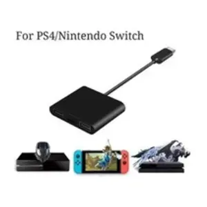 Adaptateur de jeu clavier souris convertisseur pour sony playstationps4 pour nintend switch - noirVendu pardarty