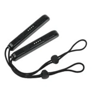 1 paire joycon gamepad poignée verrouillage poignet dragonne longe pour ns switch game - noir pas cher