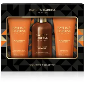 Baylis & Harding Black Pepper & Ginseng coffret cadeau visage, corps e... pas cher