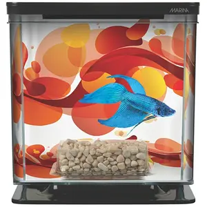 Aquarium Marina Betta Kit 2l Art Déco pas cher