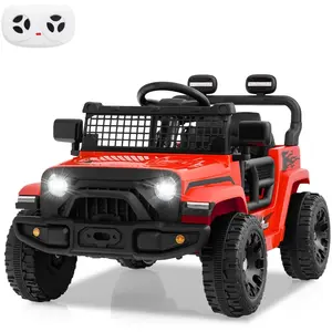 CostwayVoiture Camion 12V pour Enfants Véhicule Électrique à Batterie ... pas cher