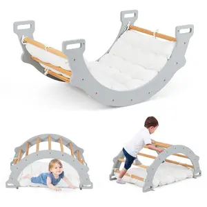 CostwayArche d Escalade Montessori 3 en 1	à Bascule Coussin Moelleux p...Vendu parcostway