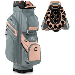 CostwaySac de Golf pour Chariot Sac de Golf Moulé avec Fermeture à Gli...