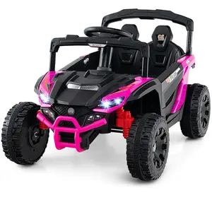 CostwayVoiture Électrique 12v Camion Utv avec Télécommande 3 Vitesses ... pas cher