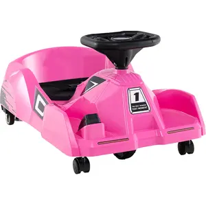 CostwayKart de Nettoyage Électrique 12V avec Balai Amovible Télécomman... pas cher