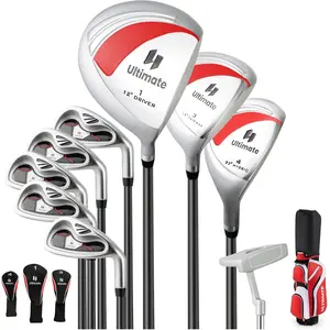 CostwayEnsemble de Golf Complet pour Femmes Comprend 460CC #1 Driver #...