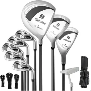 CostwayEnsemble de Golf Complet pour Femmes Comprend 460CC #1 Driver #...