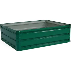 CostwayJardinière Surélevée en Acier Jardinière en Métal Cadre de Jard... pas cher