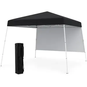 CostwayTonnelle de Jardin 3x3M avec Panneau Latéral Tente Réception Pl... pas cher