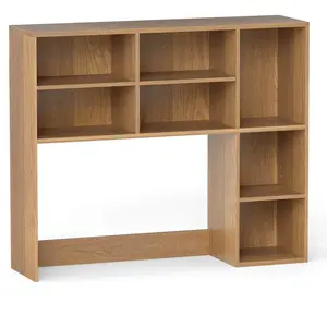 CostwayÉtagère de Bureau Bibliothèque de Table avec 3 Étagères Réglabl... pas cher