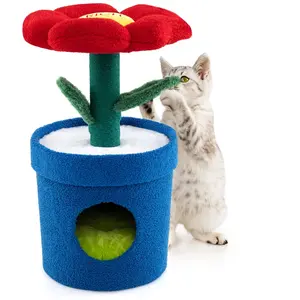 CostwayArbre à Chat Mignon pour Chats d'Intérieur Tour pour Chatons av... pas cher