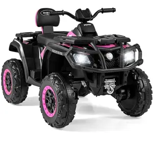 CostwayQuad Électrique pour Enfants 24V Voiture Tout-terrain avec 2 Pl... pas cher